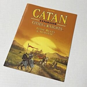 Catan Expansion Cities Knights Game Rules Almanac Replacement Part Orange